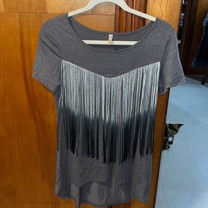 Fringe tee
